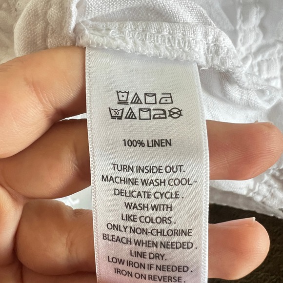 Jones New York Jacket 100% Linen White Button Down Lightweight Womens 2X - Picture 4 of 7